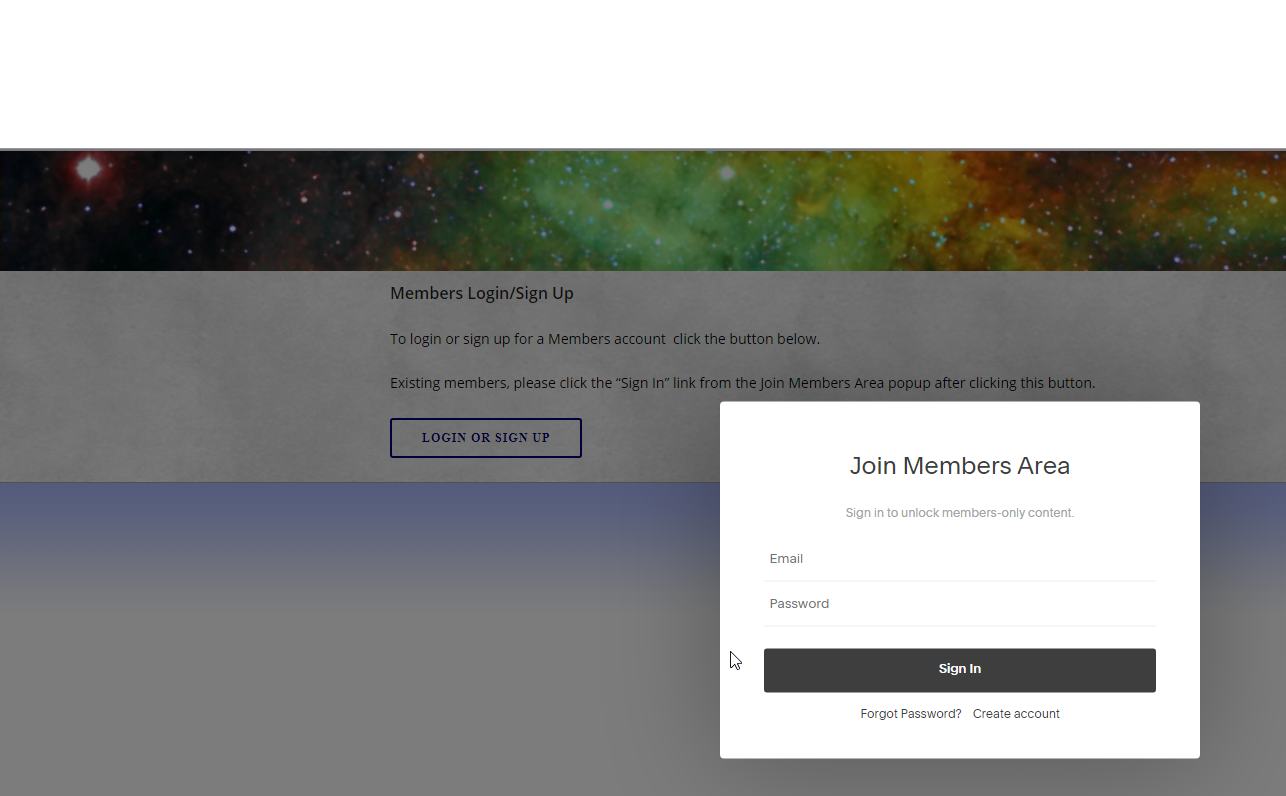 How to customize the member login button for a Squarespace