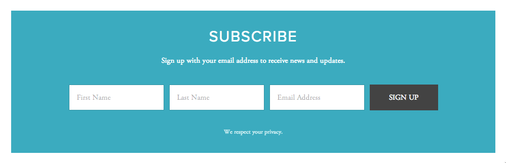 How to customize the newsletter block| newsletter style in Squarespace