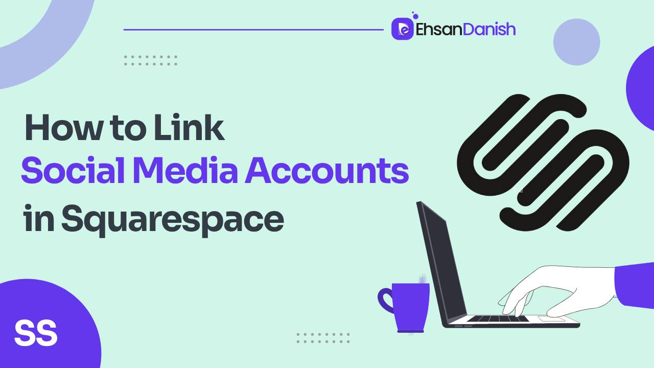 How to link social media accounts in Squarespace