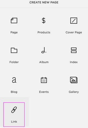 add social icons to main menu in Squarespace