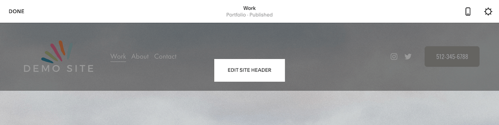How to create a fixed header in Squarespace