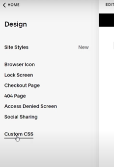 How to edit the mobile folder icon in Squarespace