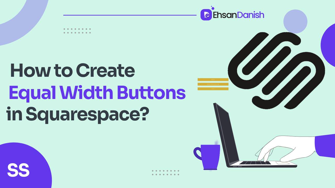 How to create equal width buttons in Squarespace
